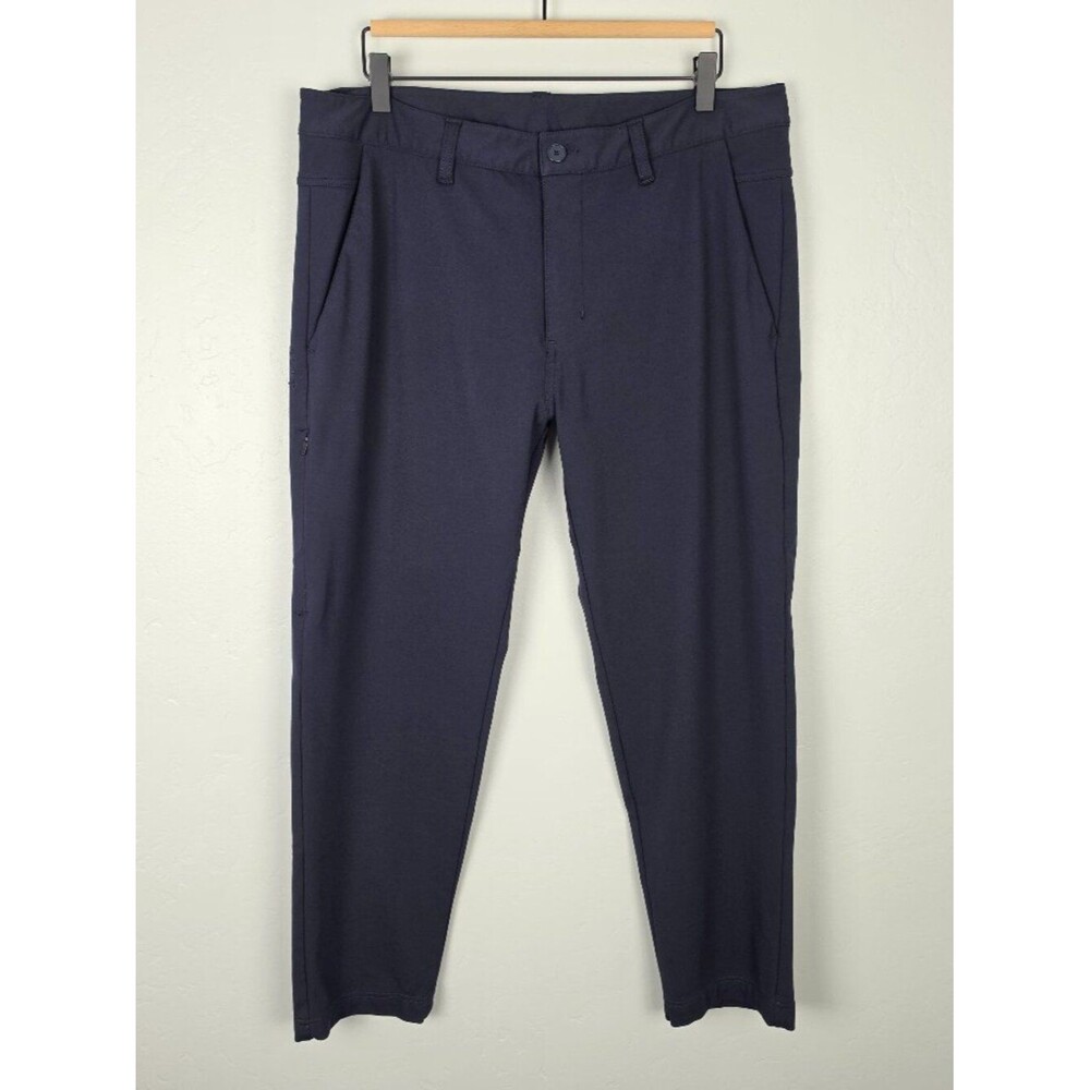 BYLT Everyday Pant 2.0 Size XL 36x27 Performance Stretch Chino Navy Blue
